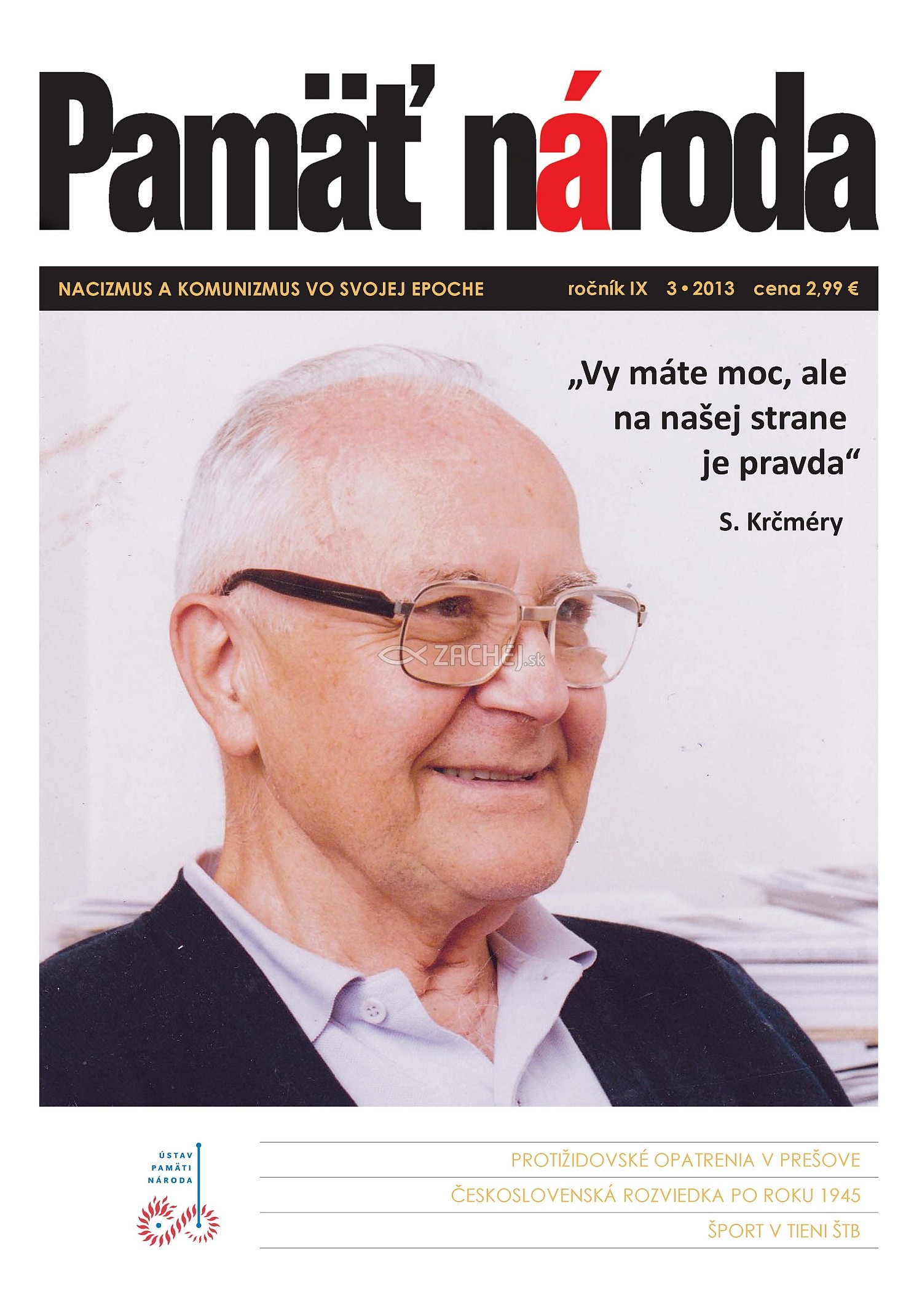 Časopis Pamäť národa 3/2013 | 2,90 € - obrázok Časopis Pamäť národa 3/2013