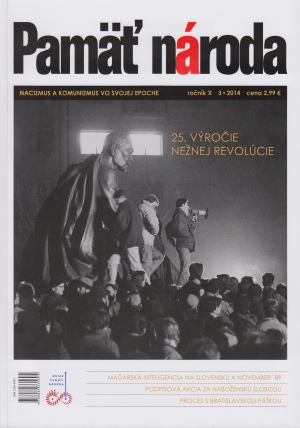 Časopis Pamäť národa 3/2014 | 2,90 € - obrázok Časopis Pamäť národa 3/2014