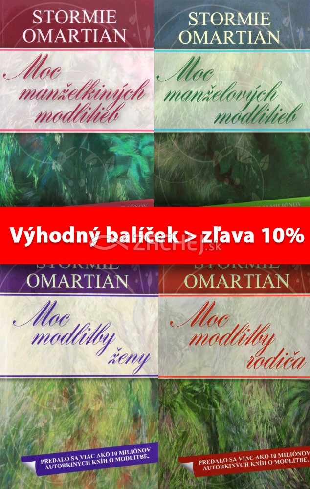 Sada 4 x Omartian: Moc modlitby - Balíček 4 kníh za výhodnú cenu | Stormie Omartian | 30,60 € - obrázok Sada 4 x Omartian: Moc modlitby - Balíček 4 kníh za výhodnú cenu