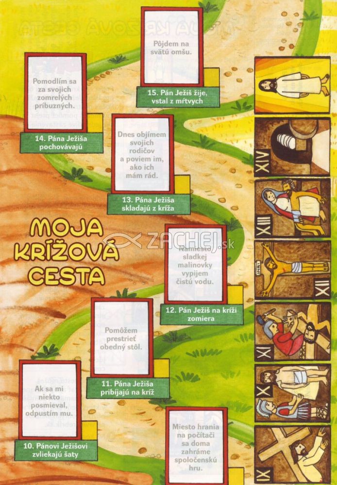Skladačka: Moja krížová cesta (dvojstrana A3) | Katarína Jantáková (ed.) | 0,58 € - obrázok Skladačka: Moja krížová cesta (dvojstrana A3)