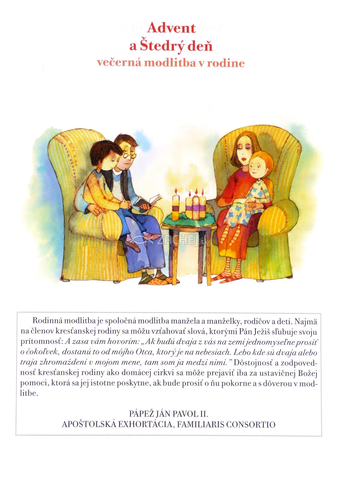 Advent a Štedrý deň (skladačka) - večerná modlitba v rodine | 0,58 € - obrázok Advent a Štedrý deň (skladačka) - večerná modlitba v rodine