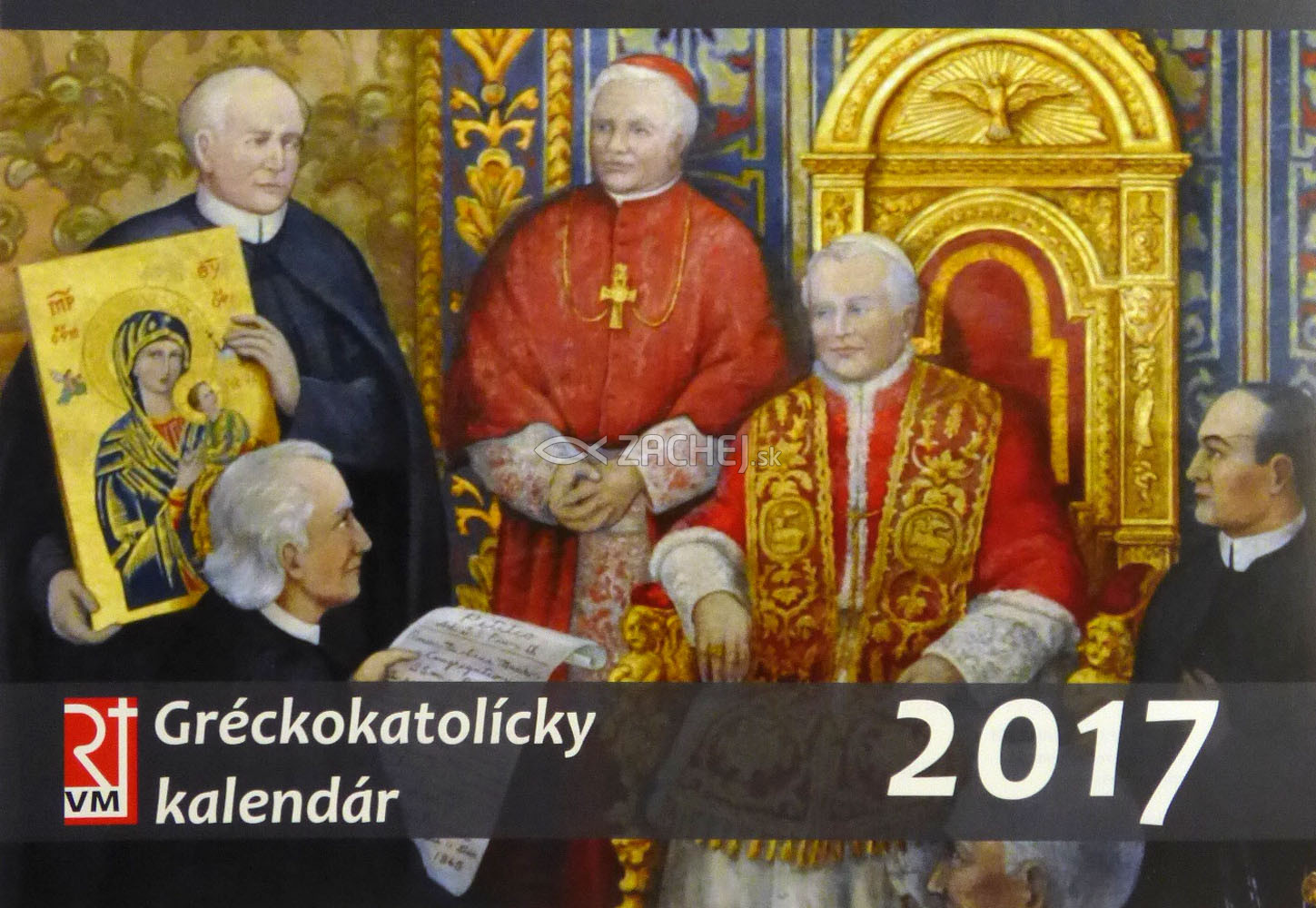 Gréckokatolícky kalendár 2017 - stolový | 2,13 € - obrázok Gréckokatolícky kalendár 2017 - stolový