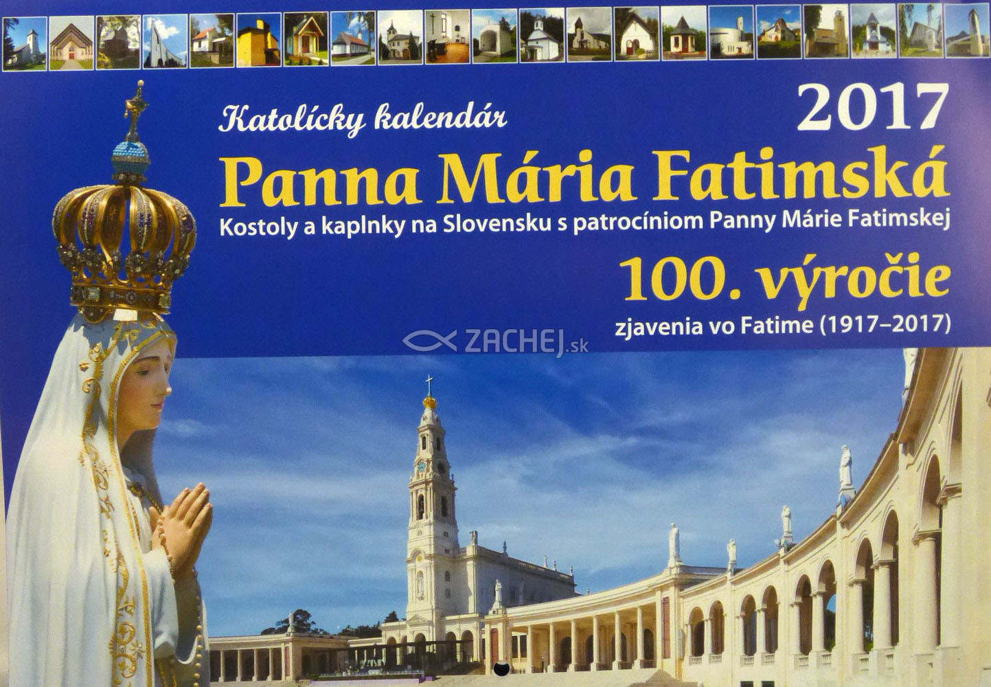 Katolícky kalendár Panna Mária Fatimská (nástenný) 2017 | 1,16 € - obrázok Katolícky kalendár Panna Mária Fatimská (nástenný) 2017