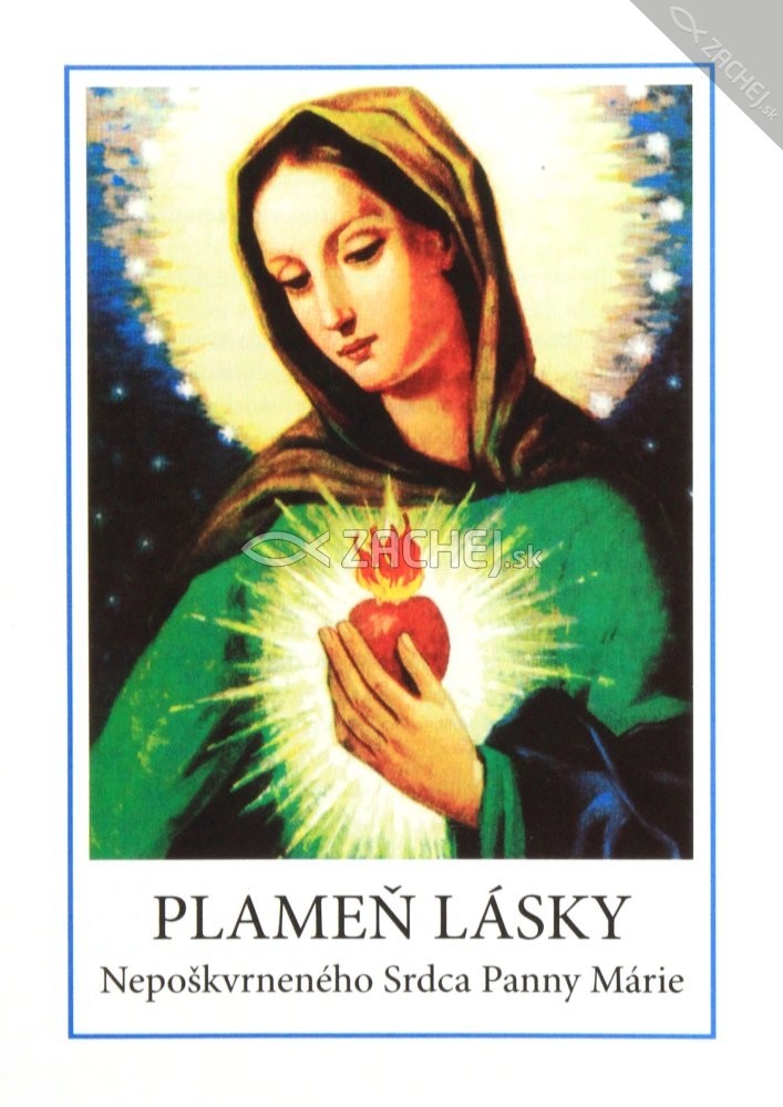 Plameň lásky - Nepoškvrneného Srdca Panny Márie | 0,68 € - obrázok Plameň lásky - Nepoškvrneného Srdca Panny Márie