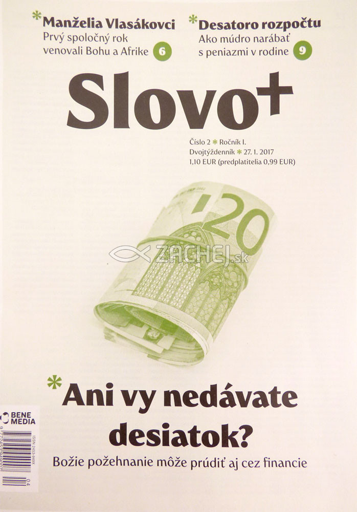 Časopis: Slovo+ 2/2017 - Kresťanské noviny, dvojtýždenník | 1,10 € - obrázok Časopis: Slovo+ 2/2017 - Kresťanské noviny, dvojtýždenník