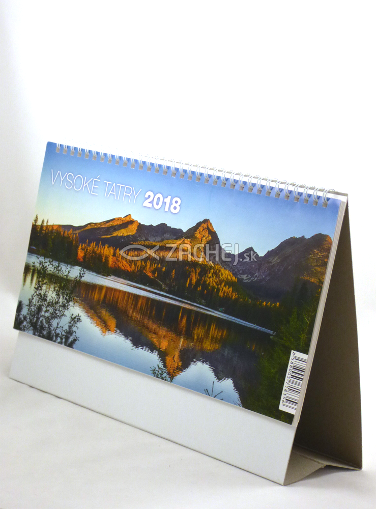 Kalendár 2018 Vysoké Tatry (stolový) | 1,94 € - obrázok Kalendár 2018 Vysoké Tatry (stolový)