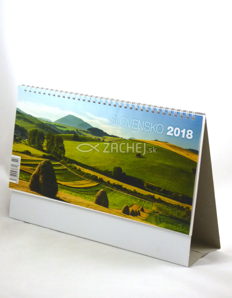 Kalendár 2018 Slovensko (stolový) | 1,94 € - obrázok Kalendár 2018 Slovensko (stolový)