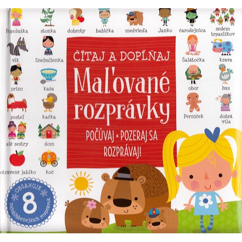 Čítaj a dopĺňaj - Maľované rozprávky - Počúvaj • Pozeraj sa • Rozprávaj! | 9,60 € - obrázok Čítaj a dopĺňaj - Maľované rozprávky - Počúvaj • Pozeraj sa • Rozprávaj!