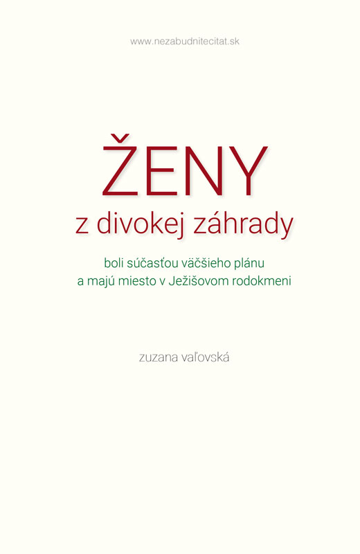 E-kniha: Ženy z divokej záhrady | Zuzana Vaľovská | 10,00 € - obrázok E-kniha: Ženy z divokej záhrady