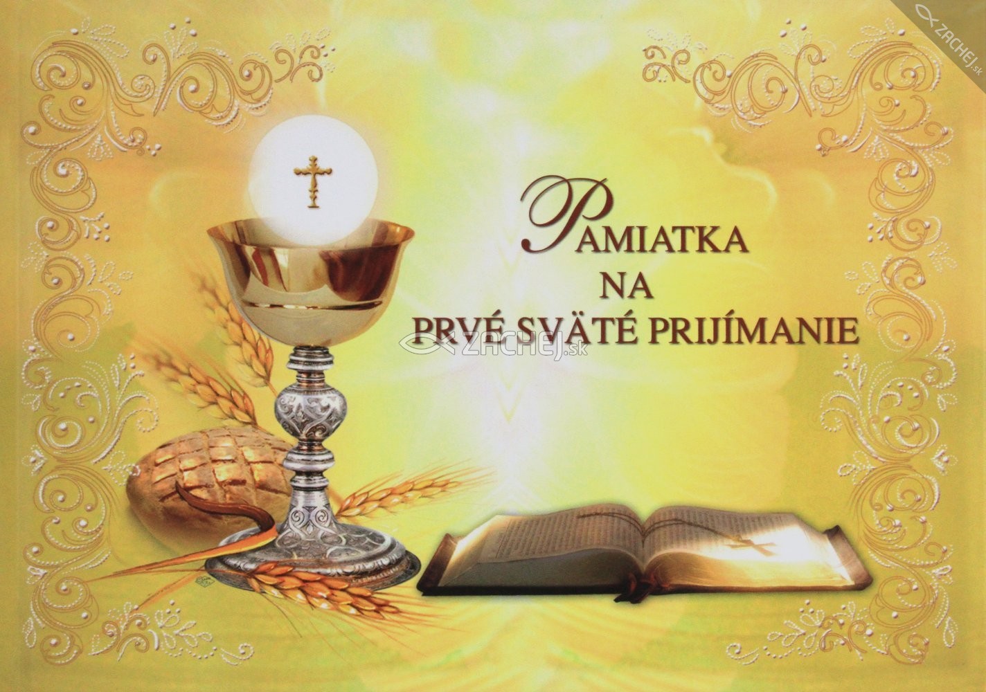 Pamiatka na prvé sväté prijímanie | 4,85 € - obrázok Pamiatka na prvé sväté prijímanie