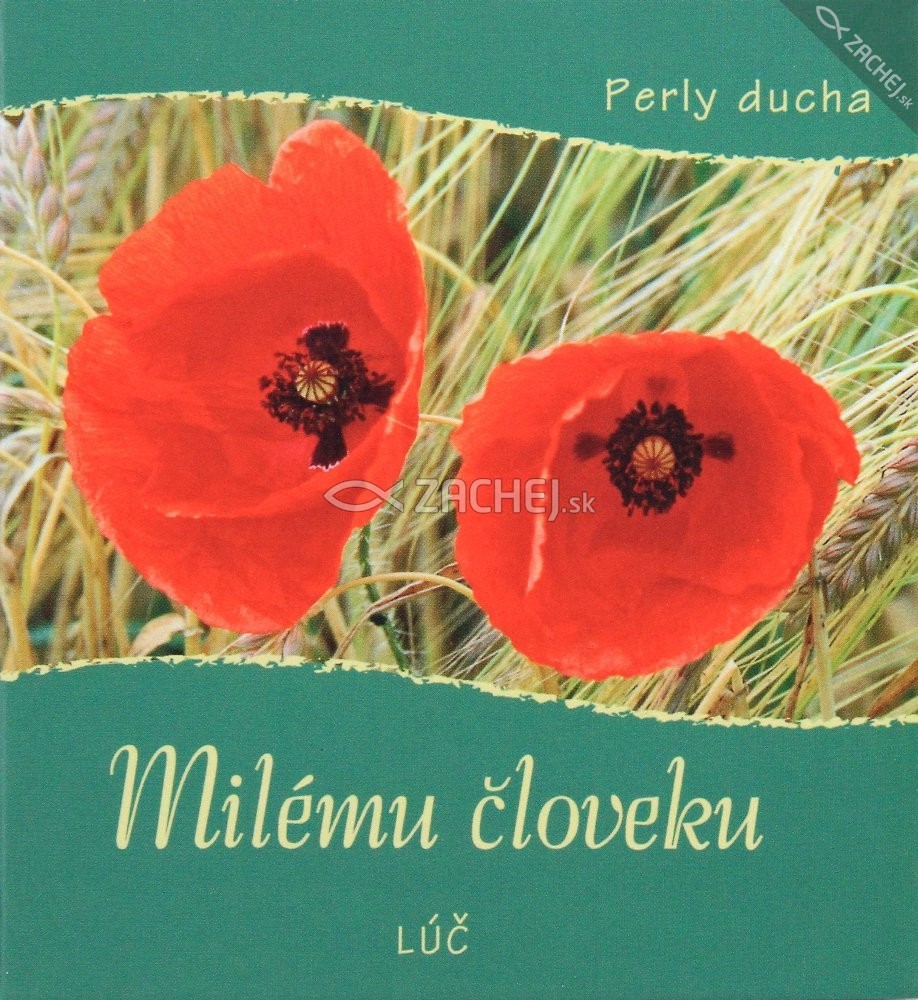 Milému človeku (zelená farba) - Perly ducha | Helena Sališová | 3,10 € - obrázok Milému človeku (zelená farba) - Perly ducha