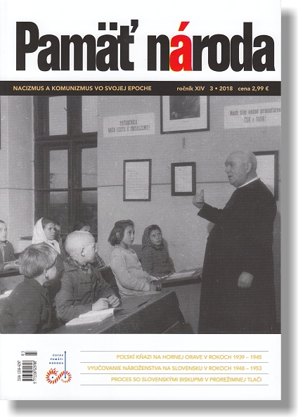 Časopis: Pamäť národa 3/2018 | 2,90 € - obrázok Časopis: Pamäť národa 3/2018