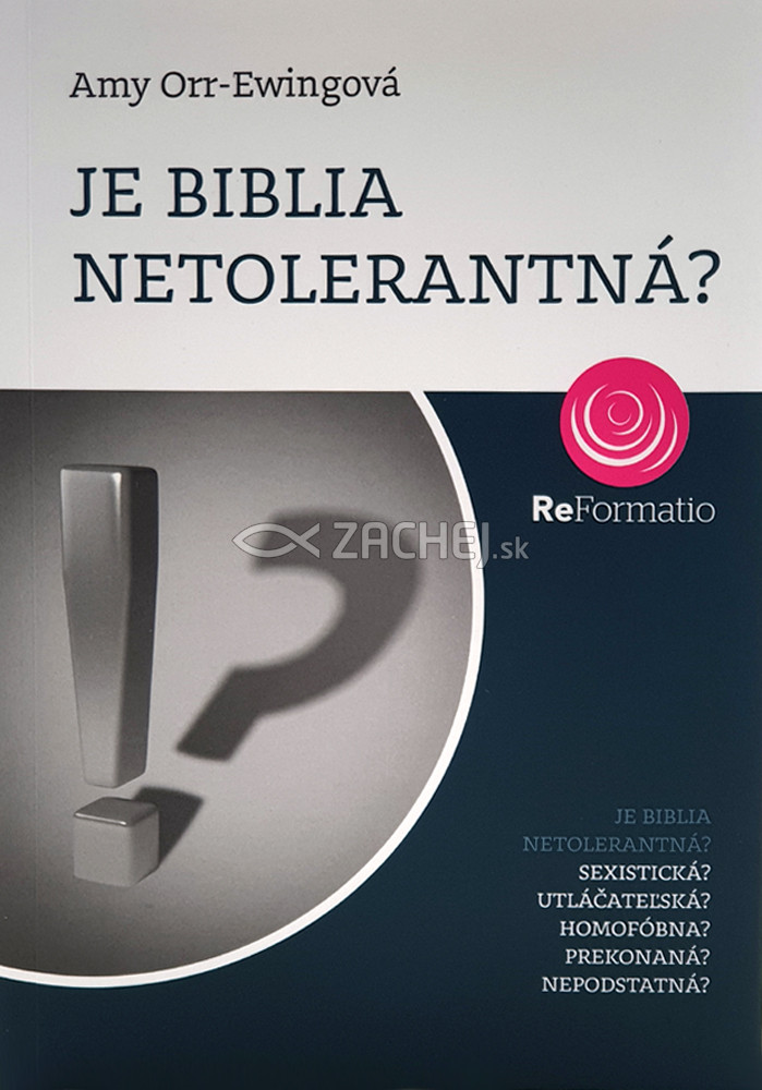 Je Biblia netolerantná? | Amy Orr-Ewingová | 6,90 € - obrázok Je Biblia netolerantná?
