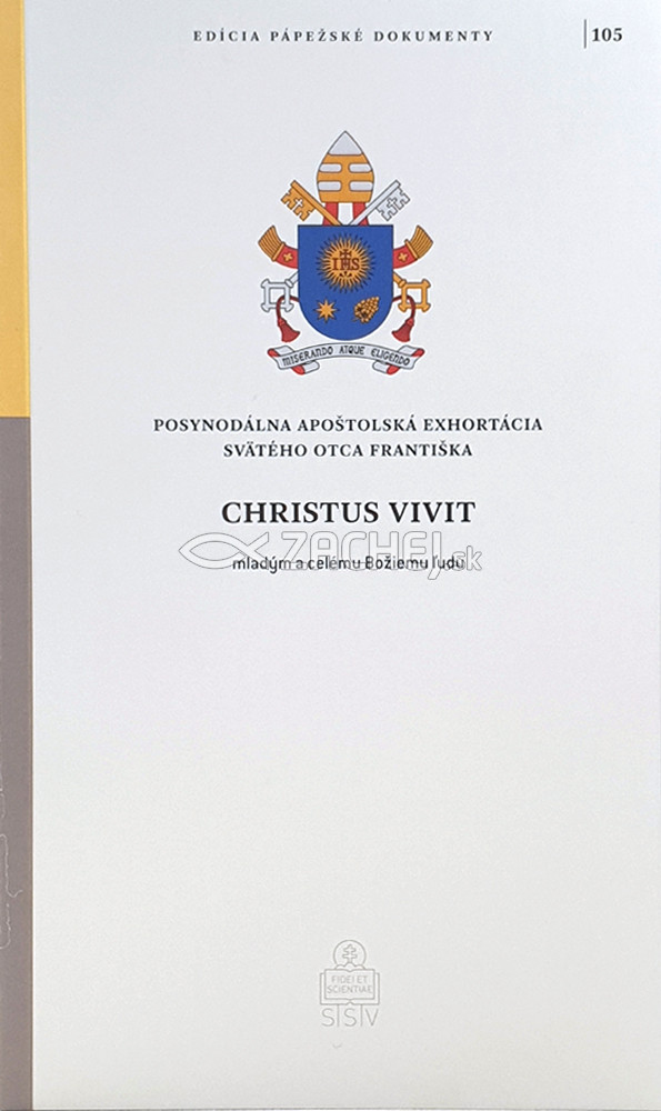 Christus vivit - Posynodálna apoštolská exhortácia Svätého Otca Františka mladým a celému Božiemu ľudu | Svätý Otec František | 4,85 € - obrázok Christus vivit - Posynodálna apoštolská exhortácia Svätého Otca Františka mladým a celému Božiemu ľudu