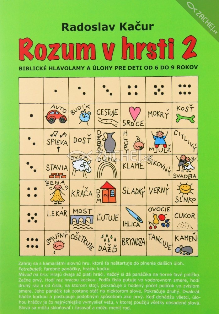Rozum v hrsti 2 - Biblické hlavolamy a úlohy pre deti od 6 do 9 rokov | Radoslav Kačur | 1,79 € - obrázok Rozum v hrsti 2 - Biblické hlavolamy a úlohy pre deti od 6 do 9 rokov