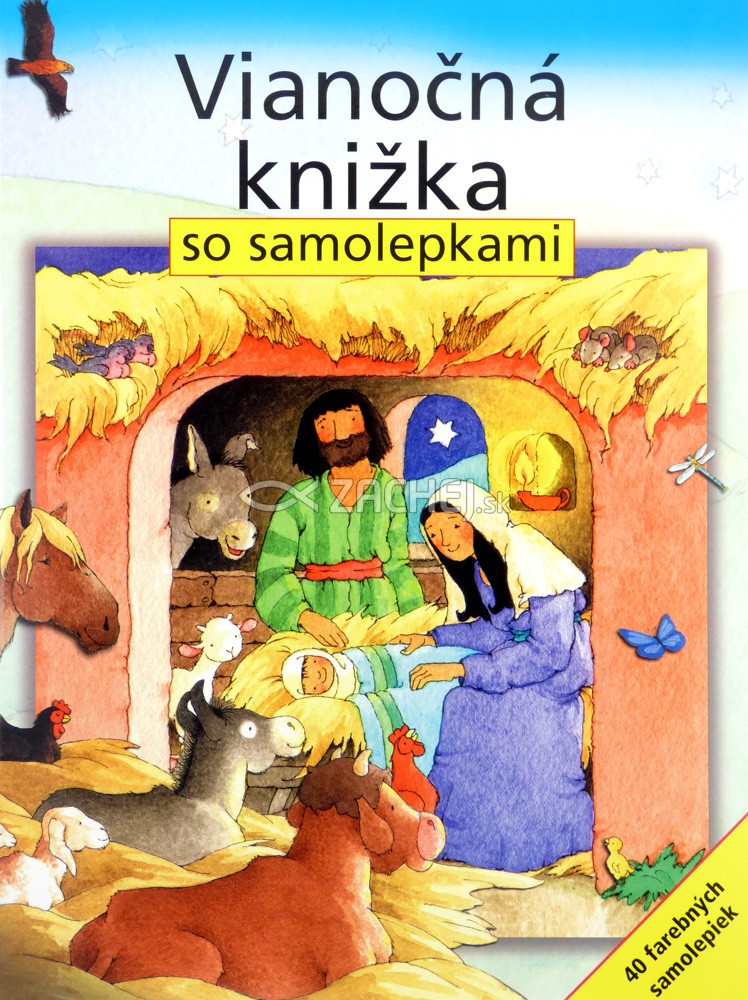 Vianočná knižka so samolepkami | Sally Ann Wrightová Moira MacLeanová | 3,49 € - obrázok Vianočná knižka so samolepkami