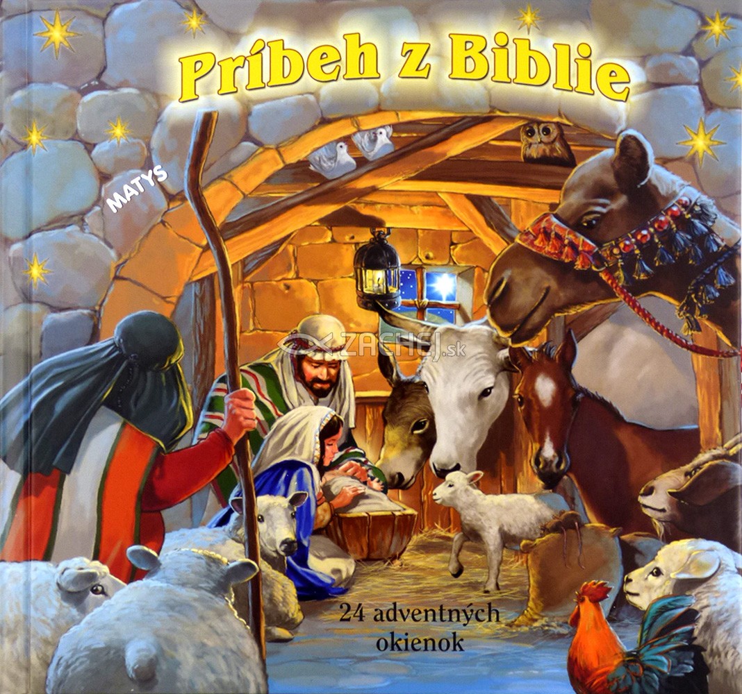 Príbeh z Biblie (leporelo) - 24 adventných okienok | Preklad: Danka Reichstädterová | 4,69 € - obrázok Príbeh z Biblie (leporelo) - 24 adventných okienok
