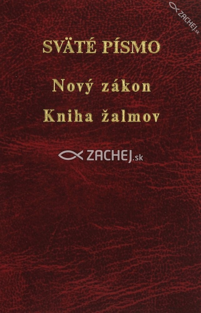 Sväté Písmo (vreckové) - Nový zákon, Kniha Žalmov | 9,90 € - obrázok Sväté Písmo (vreckové) - Nový zákon, Kniha Žalmov
