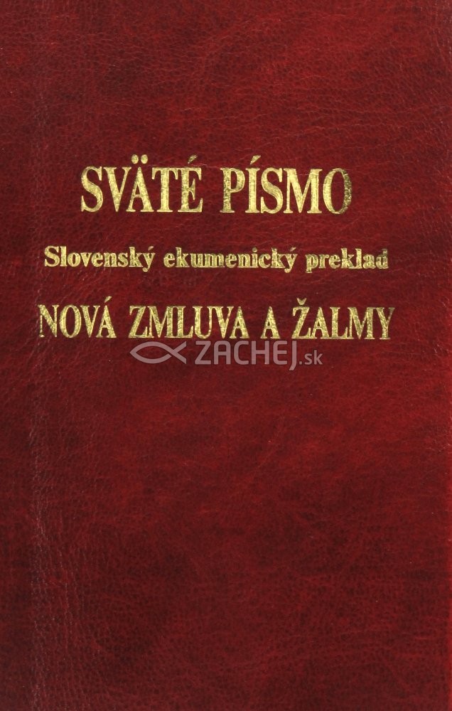 Sväté písmo. Nová zmluva a žalmy - Slovenský ekumenický preklad | 5,50 € - obrázok Sväté písmo. Nová zmluva a žalmy - Slovenský ekumenický preklad