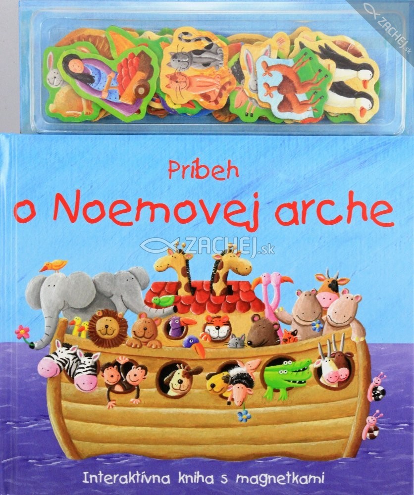 Príbeh o Noemovej arche - Interaktívna kniha s magnetkami | Andrea Petrlik | 9,46 € - obrázok Príbeh o Noemovej arche - Interaktívna kniha s magnetkami