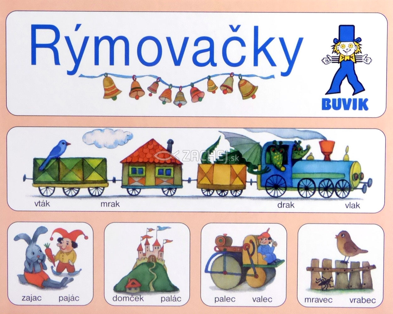 Rýmovačky - leporelo | Mária Števková | 2,64 € - obrázok Rýmovačky - leporelo