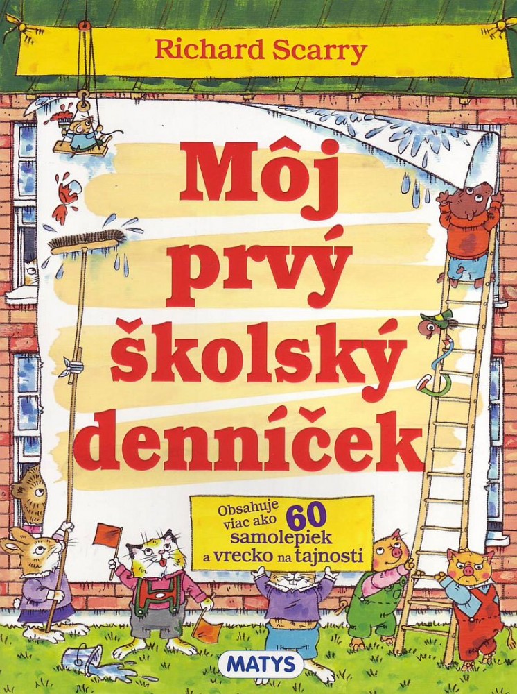 Môj prvý školský denníček | Richard Scarry | 5,34 € - obrázok Môj prvý školský denníček