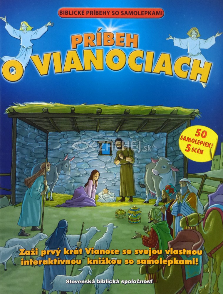 Príbeh o Vianociach - Biblické príbehy so samolepkami | 6,80 € - obrázok Príbeh o Vianociach - Biblické príbehy so samolepkami