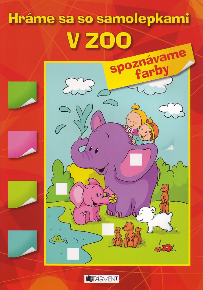 Hráme sa so samolepkami v ZOO - Spoznávame farby | 2,90 € - obrázok Hráme sa so samolepkami v ZOO - Spoznávame farby