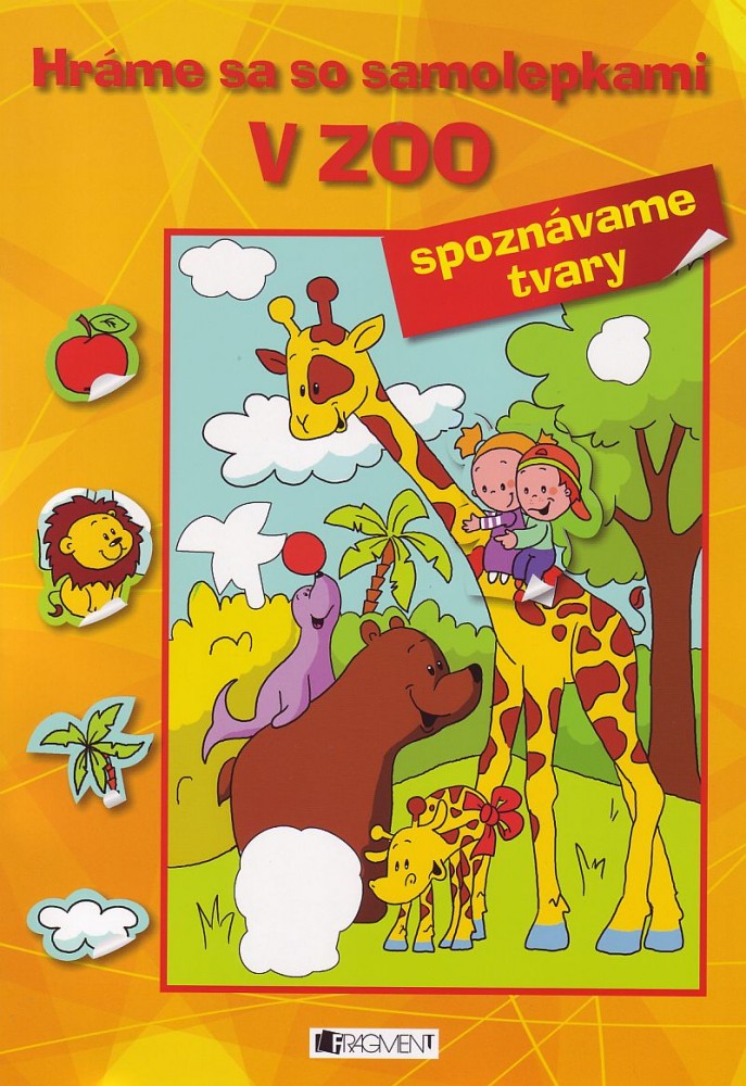 Hráme sa so samolepkami v ZOO - Spoznávame tvary | 2,90 € - obrázok Hráme sa so samolepkami v ZOO - Spoznávame tvary