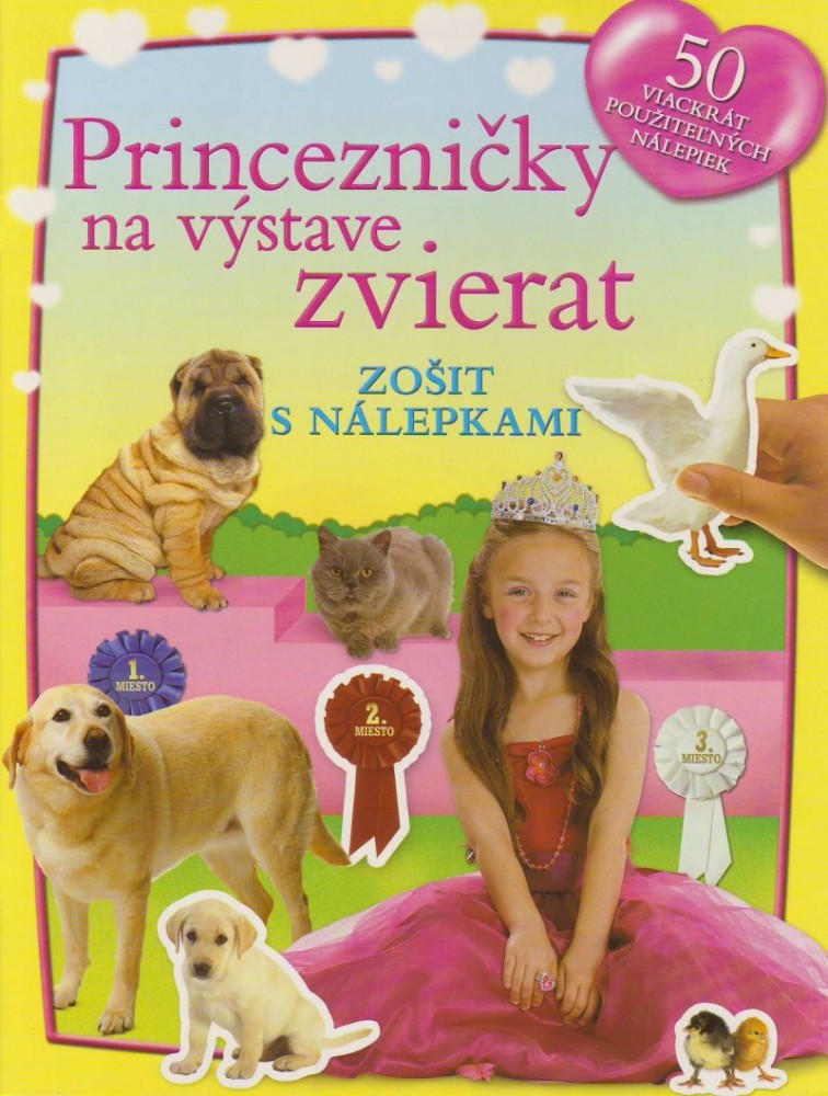 Princezničky na výstave zvierat - Zošit s nálepkami | 1,93 € - obrázok Princezničky na výstave zvierat - Zošit s nálepkami