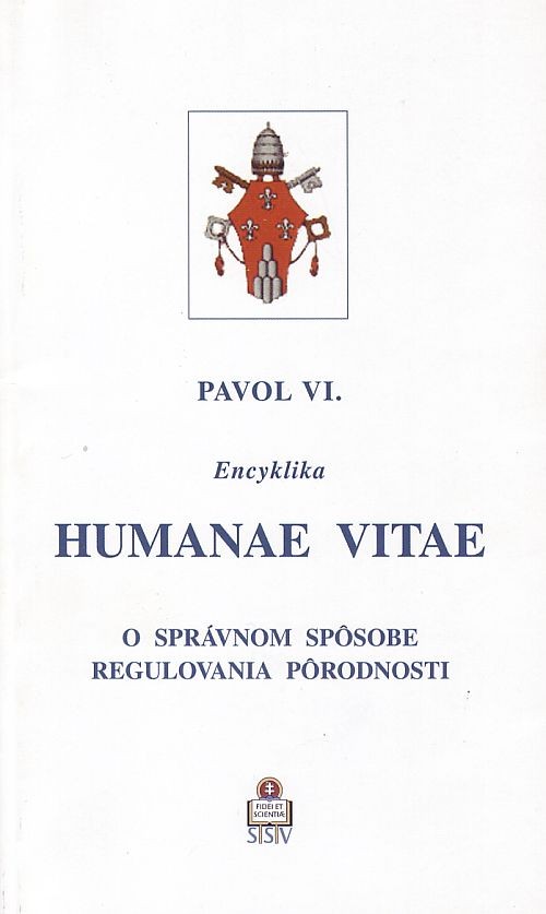 Humanae vitae - O správnom spôsobe regulovania pôrodnosti | Pavol VI. | 1,25 € - obrázok Humanae vitae - O správnom spôsobe regulovania pôrodnosti