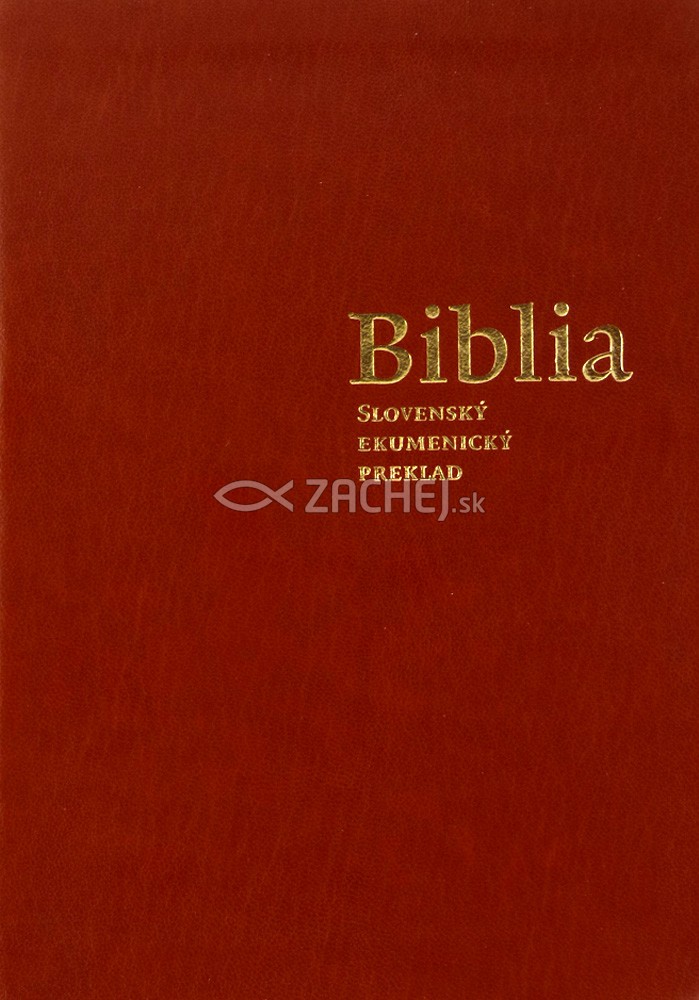 Biblia - Slovenský ekumenický preklad (bez DT kníh) - vrecková; bez deuterokánonických kníh | 14,90 € - obrázok Biblia - Slovenský ekumenický preklad (bez DT kníh) - vrecková; bez deuterokánonických kníh