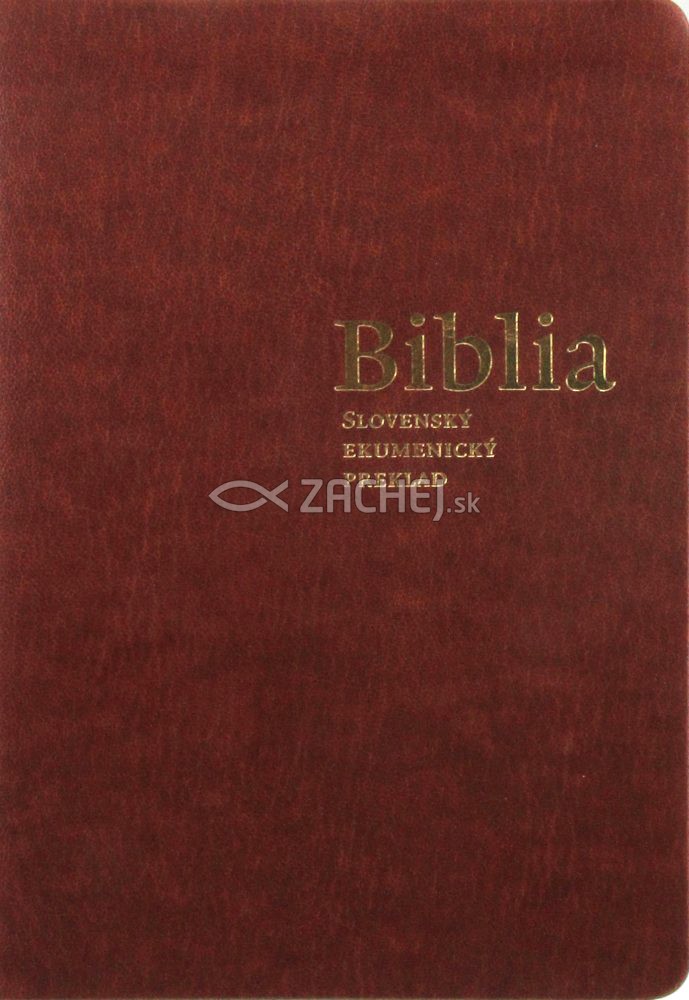 Biblia - Slovenský ekumenický preklad (s DT knihami) - vrecková; s deuterokánonickými knihami | 14,45 € - obrázok Biblia - Slovenský ekumenický preklad (s DT knihami) - vrecková; s deuterokánonickými knihami
